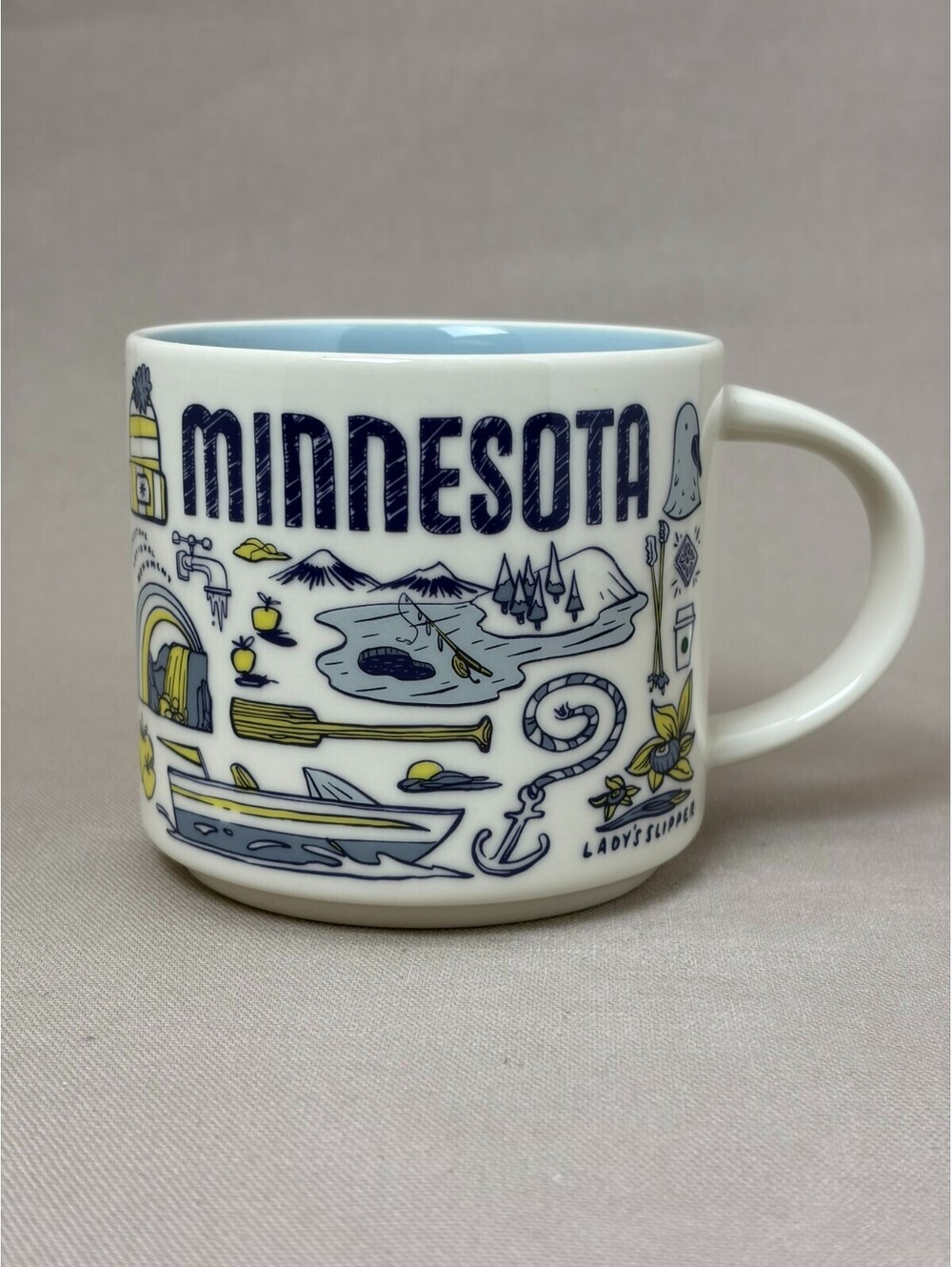 Starbucks Minnesota Been There Series Coffee Mug Across the Globe Cup 14 oz